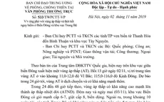 Các tỉnh/TP ven biển từ Thanh Hoá đến Bình Thuận và Tây Nguyên chủ động ứng phó với áp thấp