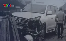 Xe sang Lexus biển "ngũ quý 7" gây tai nạn chết người ở Sóc Sơn