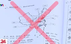 Giáo trình dạy tiếng Trung có bản đồ in hình đường lưỡi bò