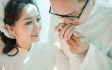 BTV Thời sự Thu Hà rạng rỡ trong lễ ăn hỏi