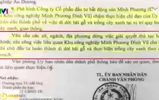 Bãi gỗ trái phép đã dần di chuyển