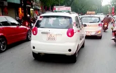 Bấm số ngẫu nhiên, nhiều xe taxi, xe môi trường có biển siêu đẹp