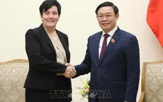 Phó Thủ tướng Vương Đình Huệ tiếp Giám đốc Điều hành Tổ chức Tài chính quốc tế
