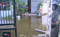 Ngập úng dai dẳng ở nhiều khu dân cư tại Nha Trang