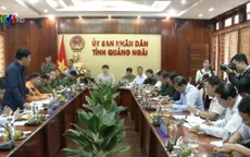 Kiểm tra công tác ứng phó bão số 6 tại Quảng Ngãi