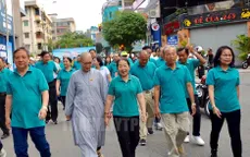 TP.HCM: Hàng nghìn người tham gia đi bộ "Đồng hành vì người nghèo"