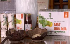 Mới lạ mô hình mát xa hoa dừa lấy mật