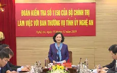 Kiểm tra đổi mới công tác cán bộ ở Nghệ An