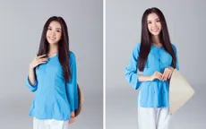Á hậu Thúy An diện áo bà ba trong clip tự giới thiệu gửi tới Miss Intercontinental 2019