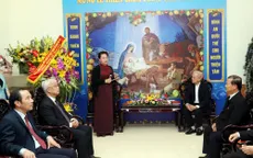 Chủ tịch Quốc hội chúc mừng Giáng sinh Ủy ban Đoàn kết Công giáo Việt Nam