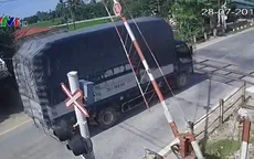 Nguy hiểm đường ngang đồng mức trên quốc lộ