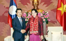 Chủ tịch Quốc hội Nguyễn Thị Kim Ngân tiếp Bộ trưởng Bộ Ngoại giao Lào