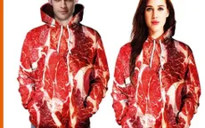 Áo in hình thịt lợn gây sốt