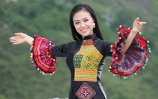 Sao mai Lương Hải Yến suýt ngã vì trèo núi cao quay MV “Bài ca trên núi”