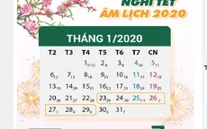 Học sinh Hà Nội được nghỉ Tết Nguyên đán Canh Tý 8 ngày