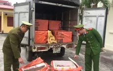 Bắc Giang: Chặn giữ hơn 1 tấn sản phẩm động vật "bẩn"