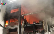 Cháy lớn tại khu công nghiệp Sóng Thần, Bình Dương