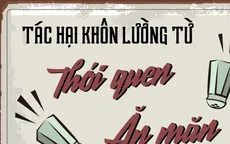Tác hại khôn lường từ thói quen ăn mặn