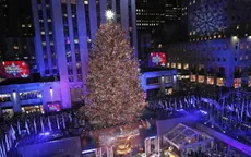 New York, Mỹ thắp sáng cây thông khổng lồ đón Giáng sinh