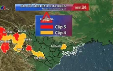 Cảnh báo cháy rừng bùng phát