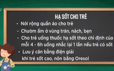 Xử trí ban đầu khi trẻ nghi mắc cúm A