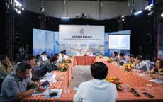 Toàn cảnh buổi Gặp mặt báo chí Liên hoan Truyền hình Toàn quốc lần thứ 39 tại Khánh Hòa