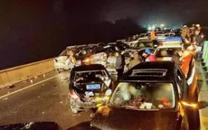 100 xe đâm liên hoàn tại Trung Quốc, hơn 50 người thương vong