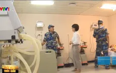 Buổi sáng trên tàu quân y lớn nhất Đông Nam Á