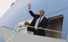 [VIDEO] Tổng thống Donald Trump lên Air Foirce One về Mỹ
