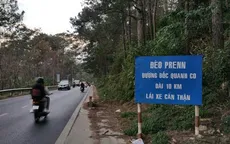 Cấm ô tô trên 16 chỗ lên đèo Prenn Đà Lạt