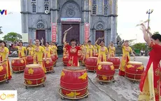 Rộn ràng tiếng trống báo hiệu năm mới của người dân Nam Định