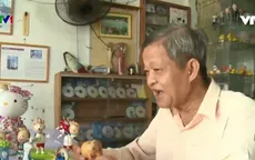 Nghệ nhân đam mê tạo hình vỏ trứng