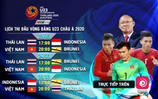 Xem trực tiếp U23 Việt Nam đá vòng loại U23 châu Á 2020 trên Onme
