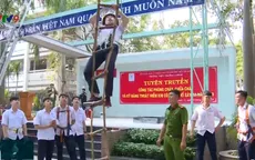 Tuyên truyền, tập huấn nâng cao kiến thức PCCC cho gần 2.000 học sinh