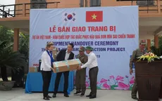 Bàn giao 200 máy dò bom mìn từ Dự án Việt Nam – Hàn Quốc hợp tác khắc phục hậu quả sau chiến tranh