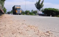 Quảng Ngãi: Mất an toàn giao thông từ xe chở gỗ dăm