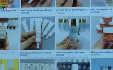 Tràn lan mỹ phẩm mini-zise, hàng tặng dùng thử không rõ nguồn gốc