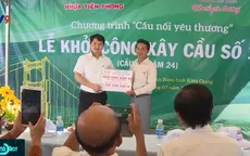 Quỹ Tấm lòng Việt - Đài THVN khởi công 2 cây cầu nông thôn ở Kiên Giang và Cà Mau
