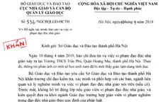 Không bố trí đứng lớp nếu thầy giáo lạm dụng tình dục nam sinh