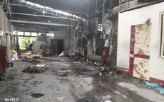 Khu nhà xưởng bị cháy ở Hà Nội xây trên đất lấn chiếm