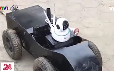 Hà Nội thử nghiệm robot "siêu âm" lòng cống