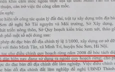 Đất khai hoang biến thành đất rừng phòng hộ
