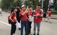 Học sinh phát huy vai trò tổ chức tại giải chạy Apax Happy Run