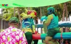 Màn đấu boxing thú vị trên mặt nước