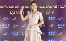 Á hậu Mâu Thủy bất ngờ làm giám khảo vòng casting Hoa hậu Bản sắc Việt toàn cầu 2019