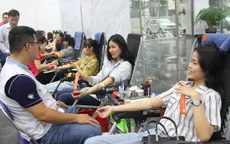Cán bộ, viên chức và người lao động VTV tham gia hiến máu nhân đạo