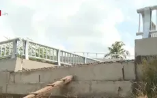 Người dân gặp khó vì cầu không mố