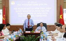 Phó Thủ tướng Trương Hòa Bình làm việc với Học viện Hành chính quốc gia
