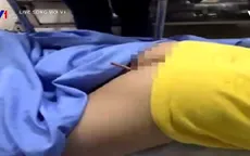 Học sinh lớp 4 bị bút chì đâm xuyên mông