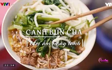 Canh bún cua - Món ngon khi trời lạnh